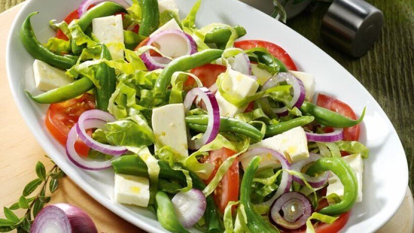 potentsialni oshirish uchun sabzavotli salat