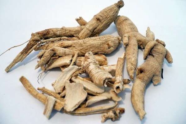 Potentsiyani ko'paytirish uchun ginseng ildiz